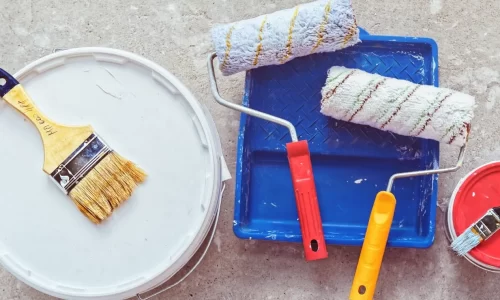 Clean paint roller GettyImages 1177079207 Anton Arv